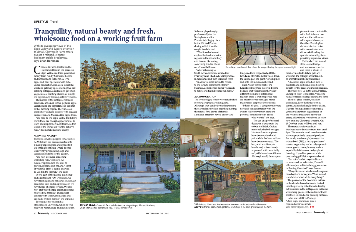 Cheverells in Farmer’s Weekly October 14 2022