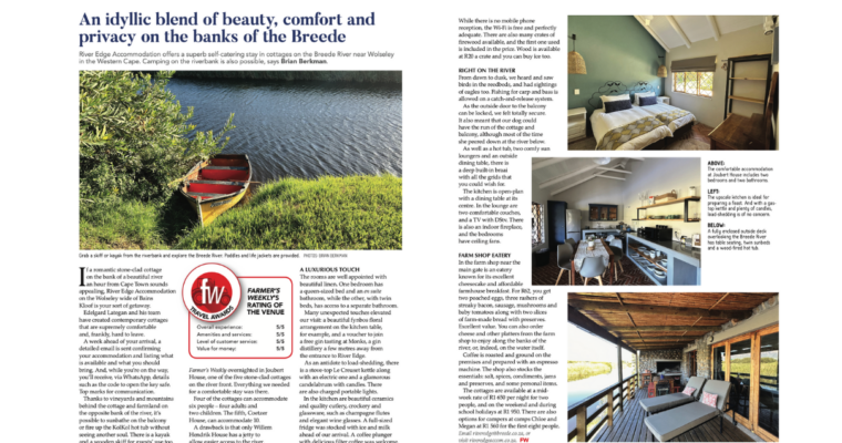 Joubert House in Farmer’s Weekly May 19, 2023