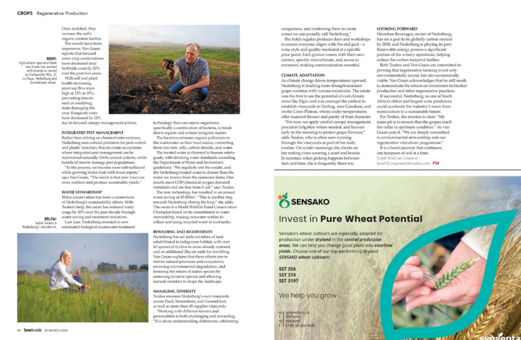 Rooted in tomorrow Nederburg in Farmer’s Weekly March 2026 2. png