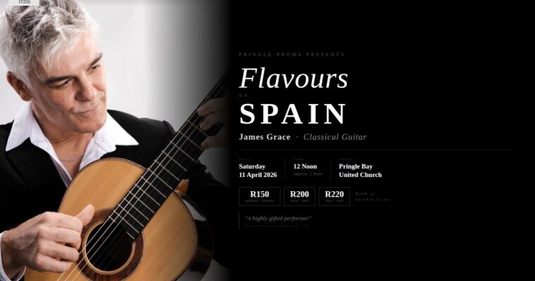 An Hour of Exquisite Spanish Guitar at The Pringle Bay United Church