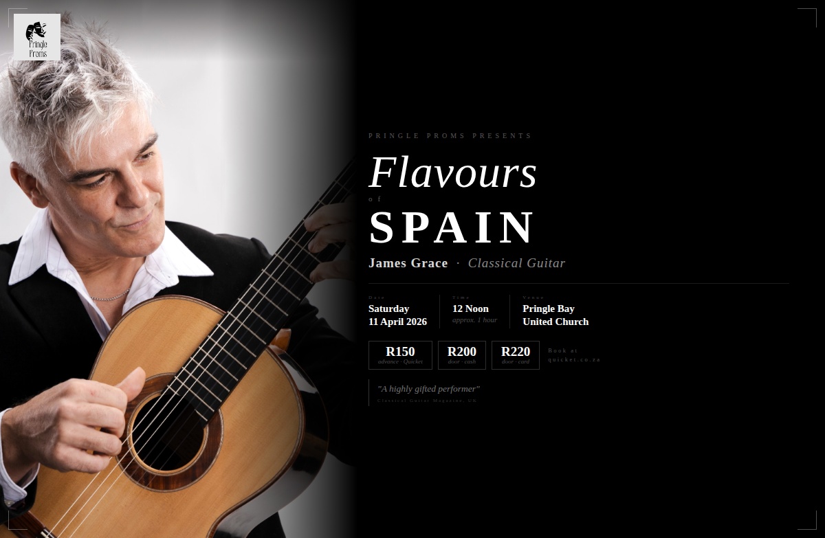 An Hour of Exquisite Spanish Guitar at The Pringle Bay United Church